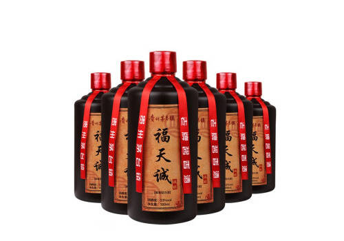 53度福天诚诚酿酱香型白酒500mlx6瓶整箱价格？