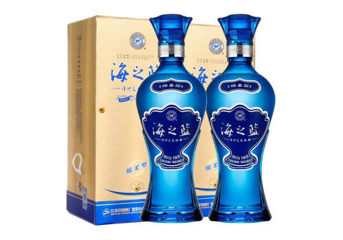 42度洋河蓝色经典海之蓝浓香型白酒375mlx2瓶礼盒装价格多少钱？