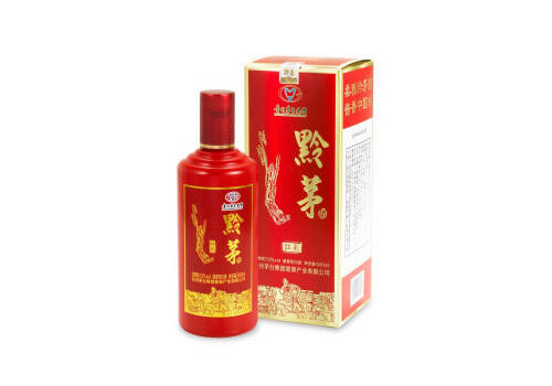 53度黔茅酒（红彩）酱香型白酒500ml多少钱一瓶？