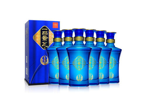 52度一品景芝蓝淡雅芝麻香型白酒500mlx6瓶整箱价格？