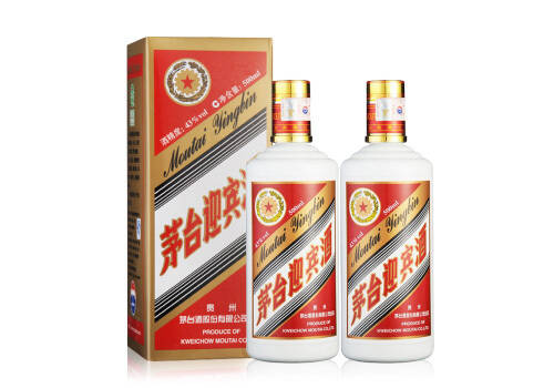 43度贵州茅台迎宾酒500mlx2瓶礼盒装价格多少钱？