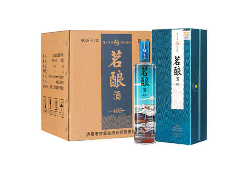 40.8度泸州老窖茗酿酒408白酒500mlx6瓶整箱价格？