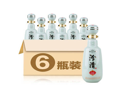 42度汾酒汾清酒百年清香清香型白酒6瓶整箱价格？