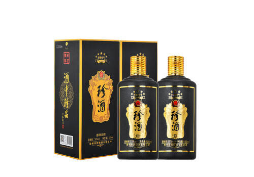 53度贵州珍酒封藏壹号酱香型白酒500mlx2瓶礼盒装价格多少钱？