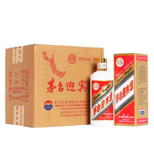 53度贵州茅台飞天迎宾酒6瓶整箱价格及图片