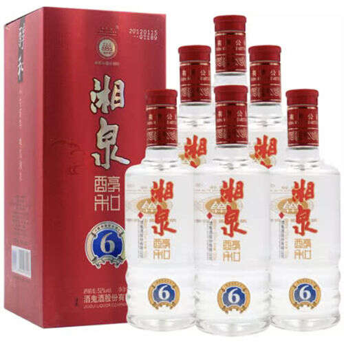 52度酒鬼酒湘泉醇和酒2012年老酒6瓶整箱的价位