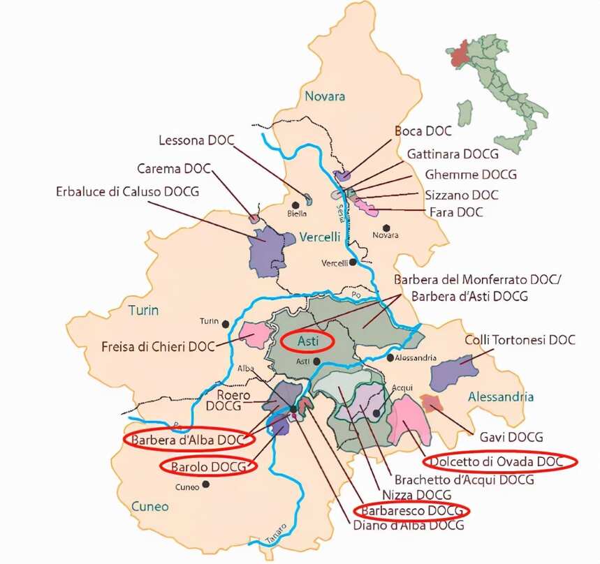 意大利酒喝不懂？这次全给你捋顺——皮埃蒙特篇