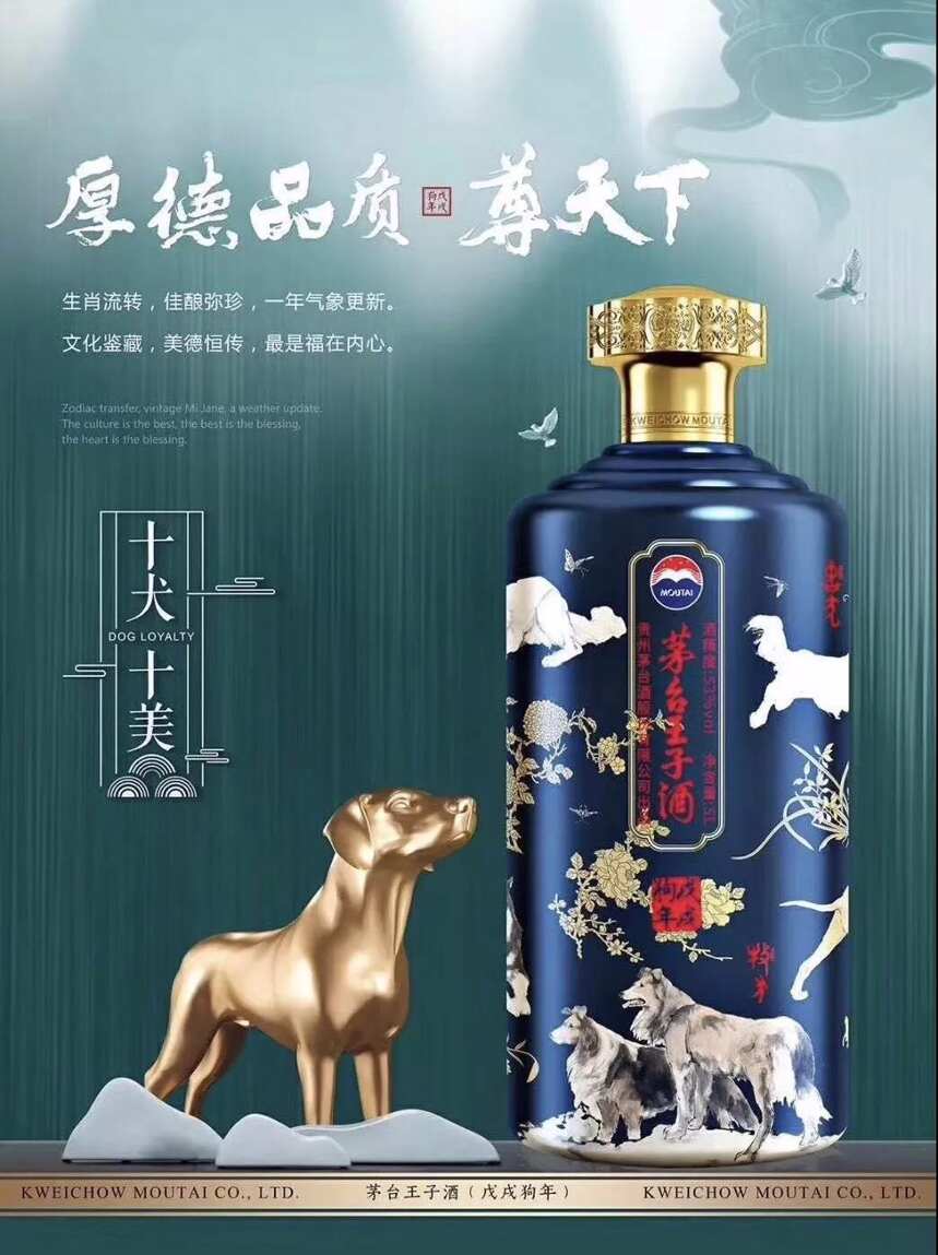 茅台热+生肖热+异形瓶丨三大因素推动茅台王子生肖酒供不应求