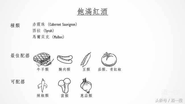 葡萄酒与食材餐饮配搭