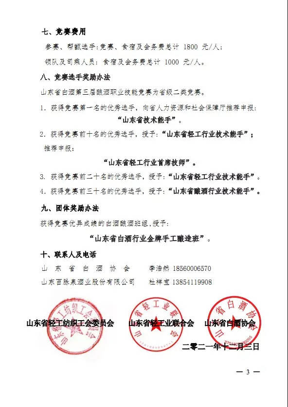 “山东省白酒金牌手工酿造班”花落谁家？12月10日开幕！等你来战