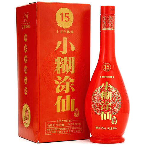 52度小糊涂仙15年陈酿浓香型白酒500ml价格是什么