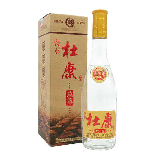 45度白水杜康玖尊浓香型白酒450ml价钱是多少