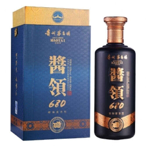 53度酱领10年J10酱香型白酒680ml价格大约多少